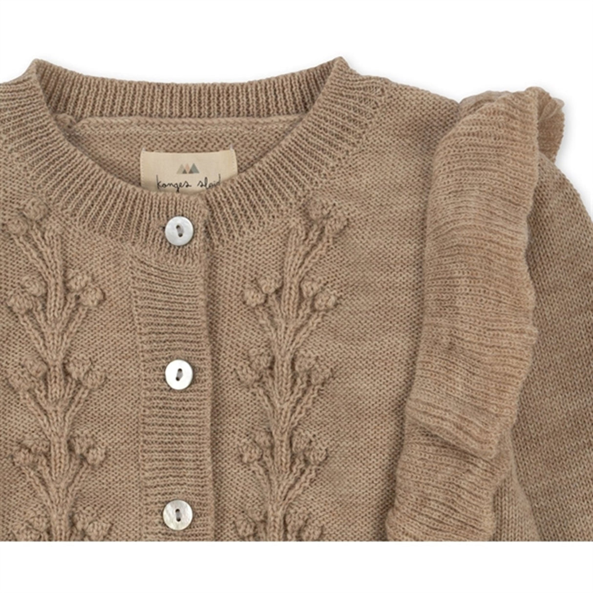 Konges Sløjd Moonlight Fiol Frill Cardigan