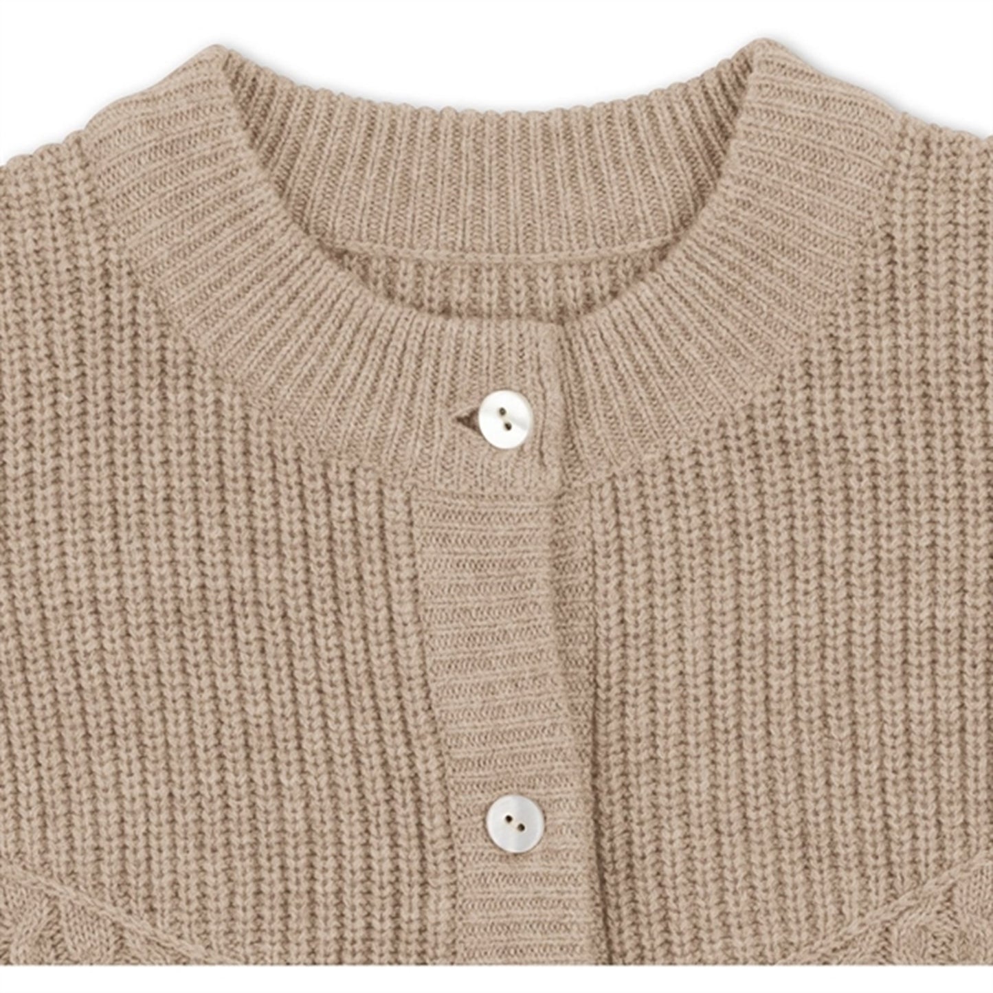Konges Sløjd Creme Harri Knit Wool Cardigan