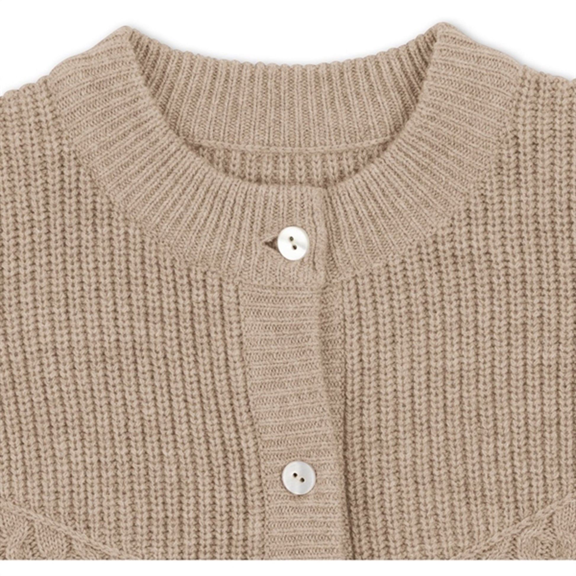 Konges Sløjd Creme Harri Knit Wool Cardigan