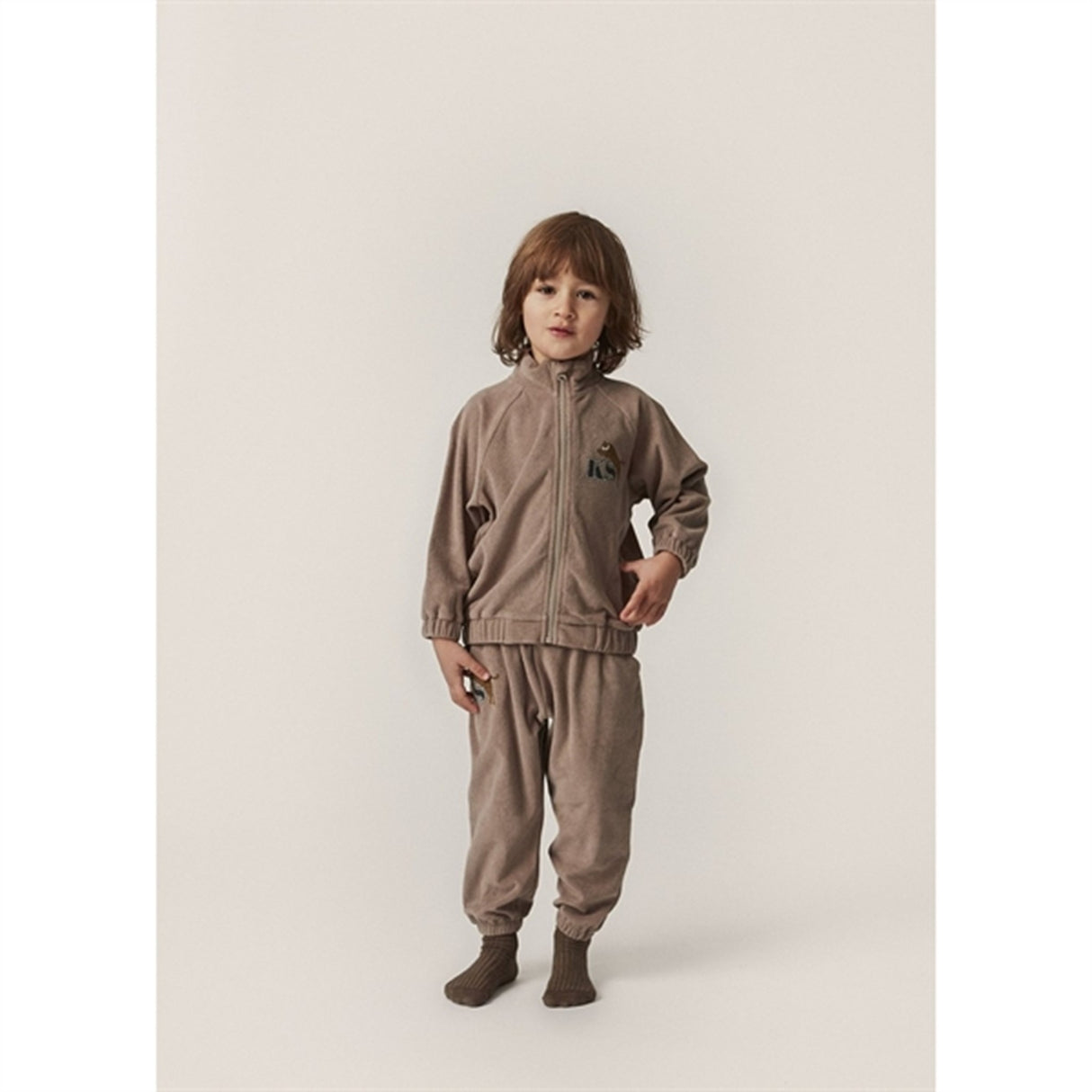 Konges Sløjd Desert Taupe Itty Tracksuit Jacket