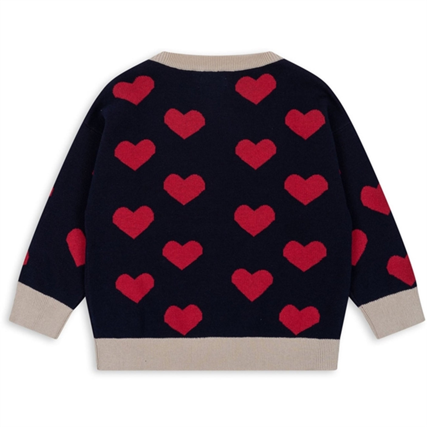 Konges Sløjd Navy Heart Lapis Knit Blouse