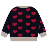 Konges Sløjd Navy Heart Lapis Knit Blouse