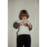 Konges Sløjd Off White Melange Lou Sequin Sweatshirt
