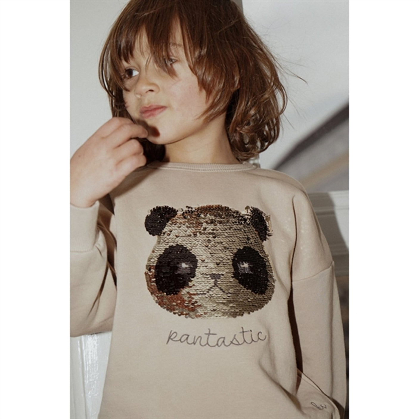 Konges Sløjd Oxford Tan Lou Sequin Sweatshirt