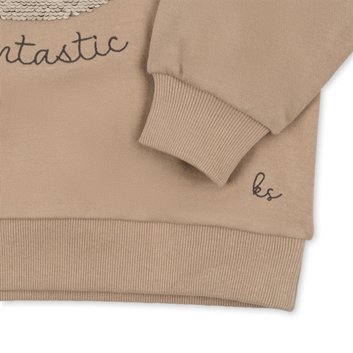 Konges Sløjd Oxford Tan Lou Sequin Sweatshirt