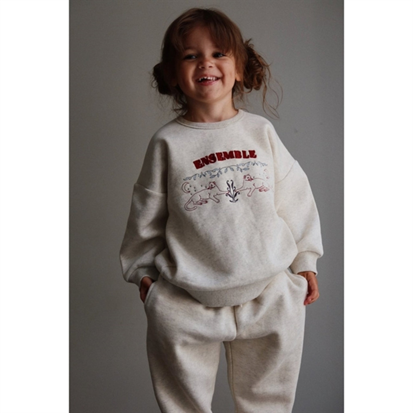 Konges Sløjd Grey Melange Lou Sweatshirt