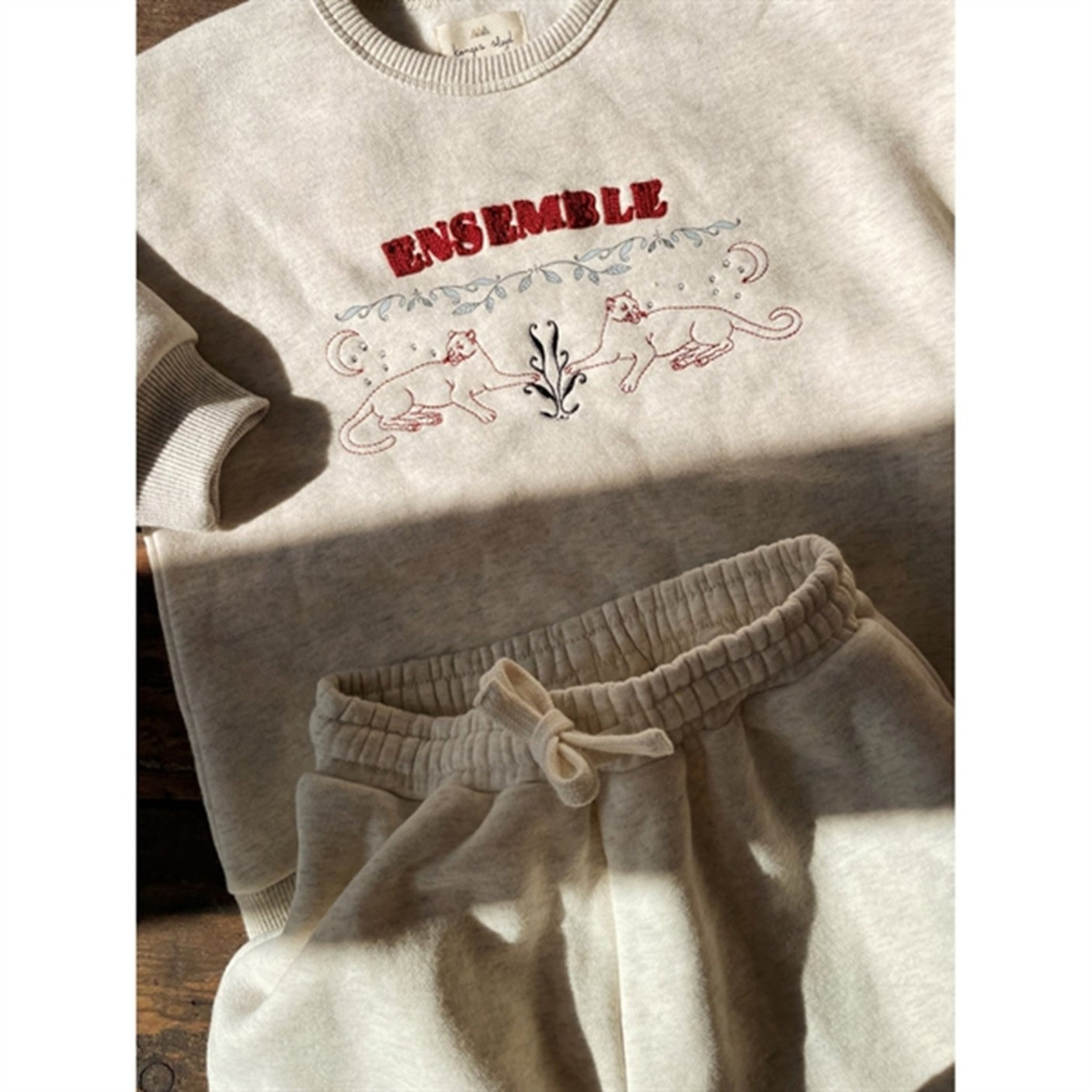 Konges Sløjd Grey Melange Lou Sweatshirt