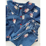Konges Sløjd Kitty Bow Magot Denim Shirt