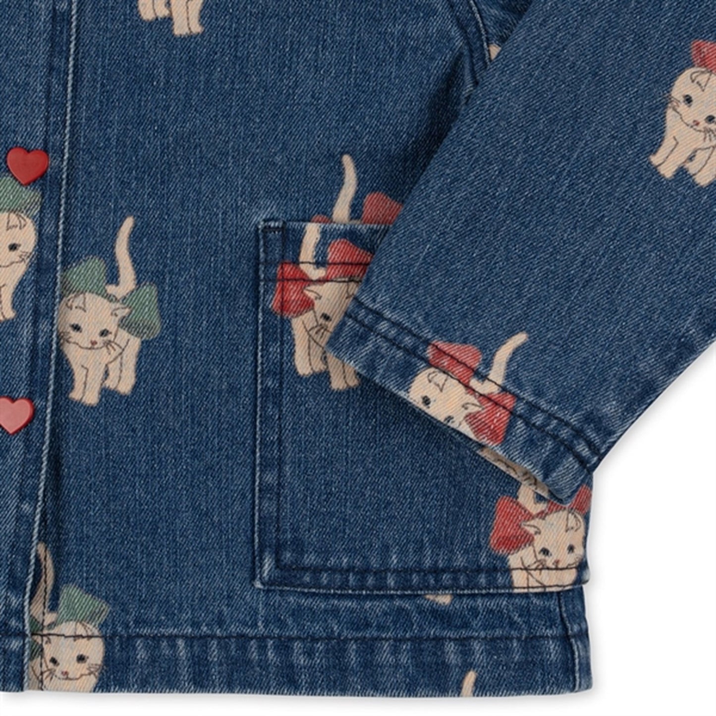 Konges Sløjd Kitty Bow Magot Denim Shirt