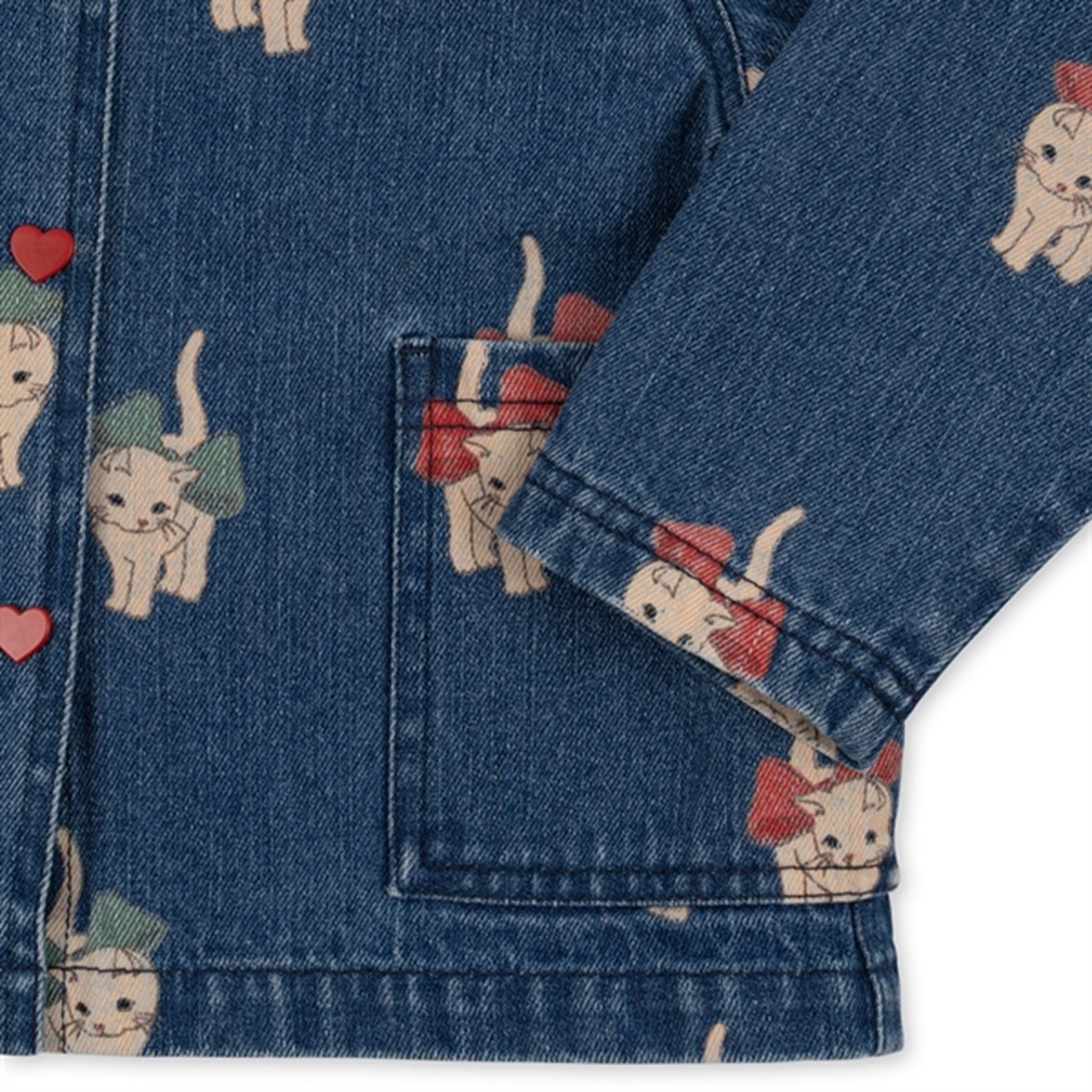 Konges Sløjd Kitty Bow Magot Denim Shirt
