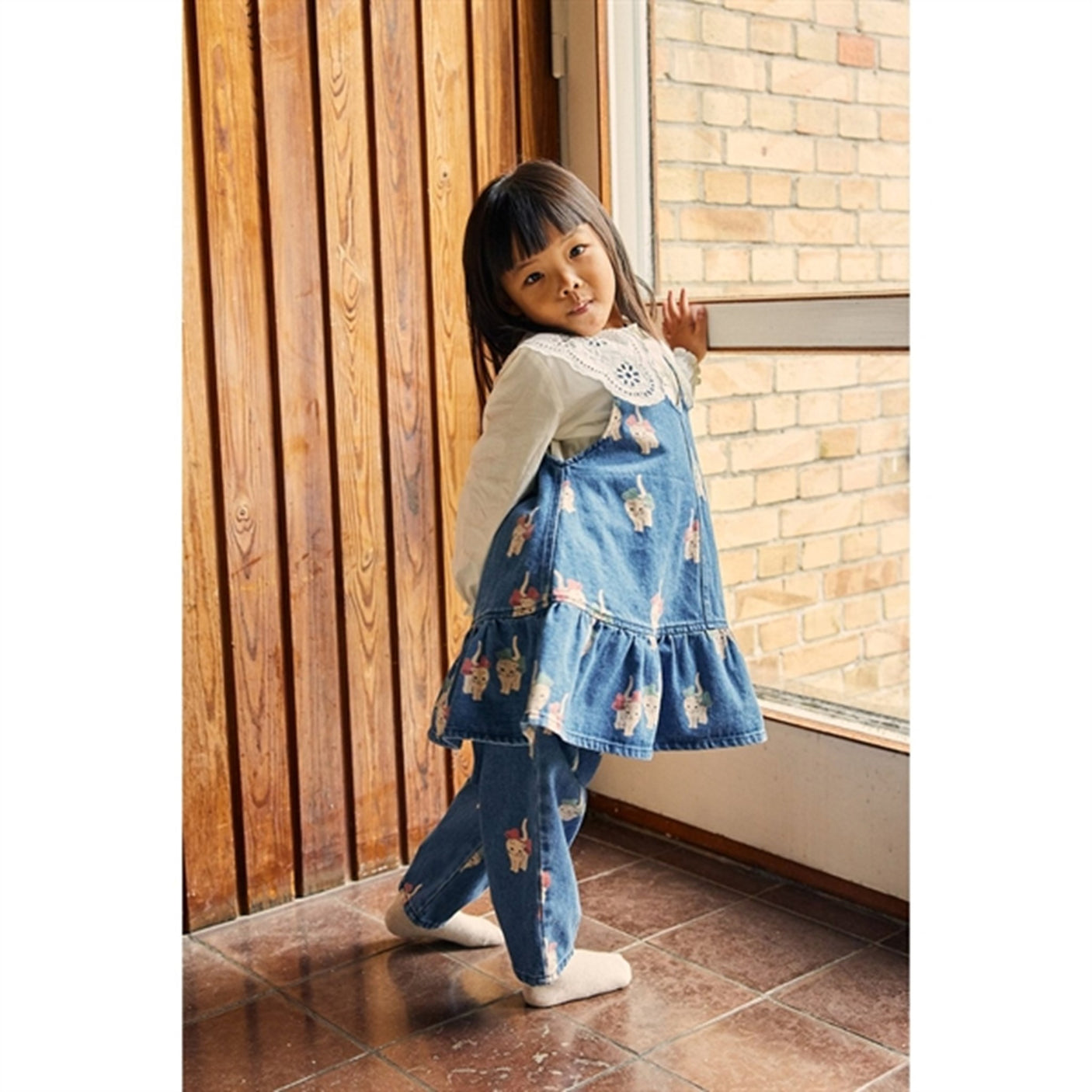 Konges Sløjd Kitty Bow Magot Frill Pants