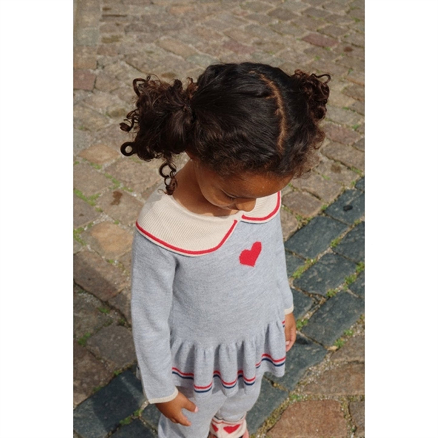 Konges Sløjd Heart Stripe Maxime Knit Collar Blouse