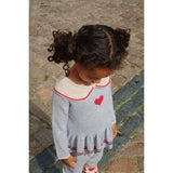 Konges Sløjd Heart Stripe Maxime Knit Collar Blouse