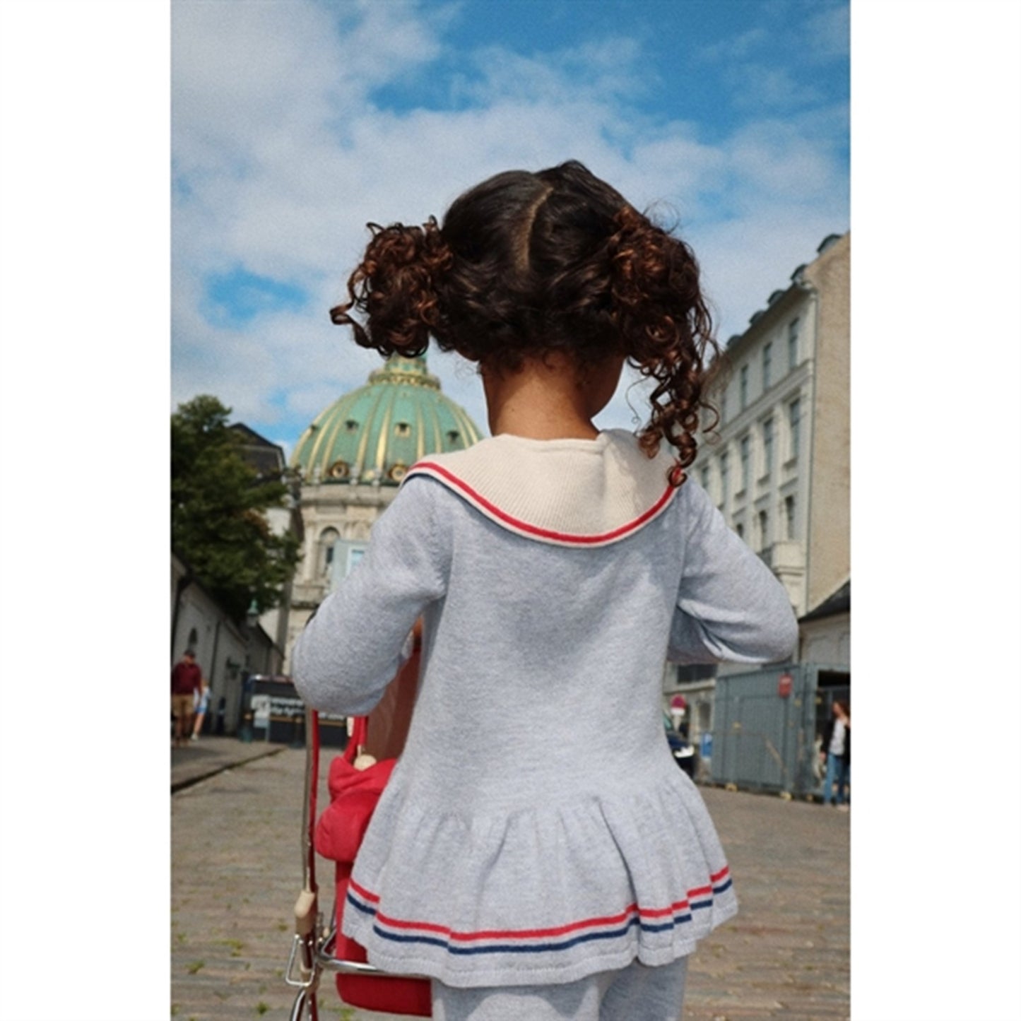 Konges Sløjd Heart Stripe Maxime Knit Collar Blouse