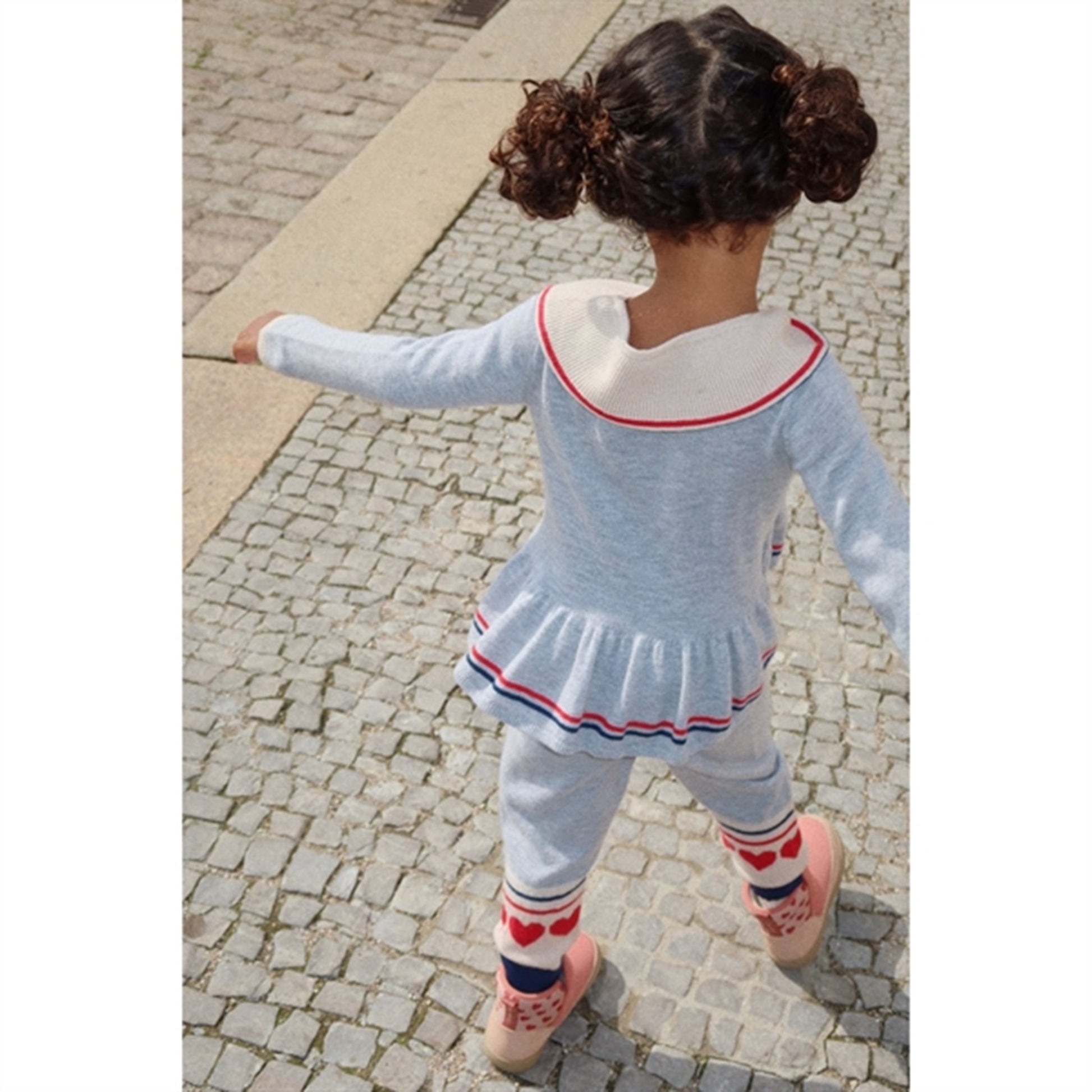 Konges Sløjd Heart Stripe Maxime Knit Collar Blouse