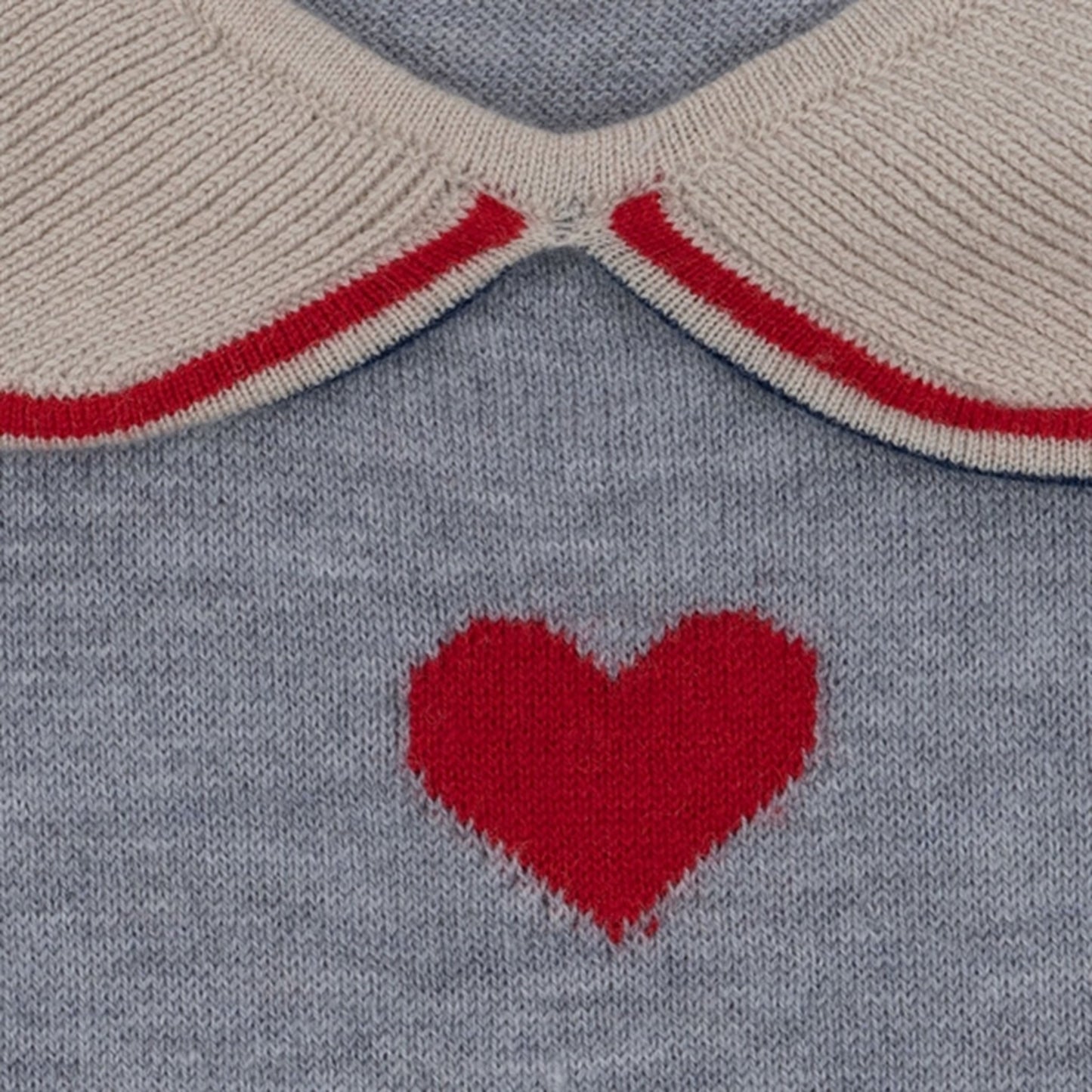 Konges Sløjd Heart Stripe Maxime Knit Collar Blouse