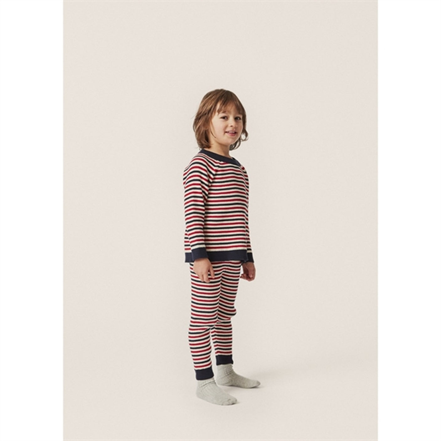 Konges Sløjd Navy Stripe Meo Knitted Blouse