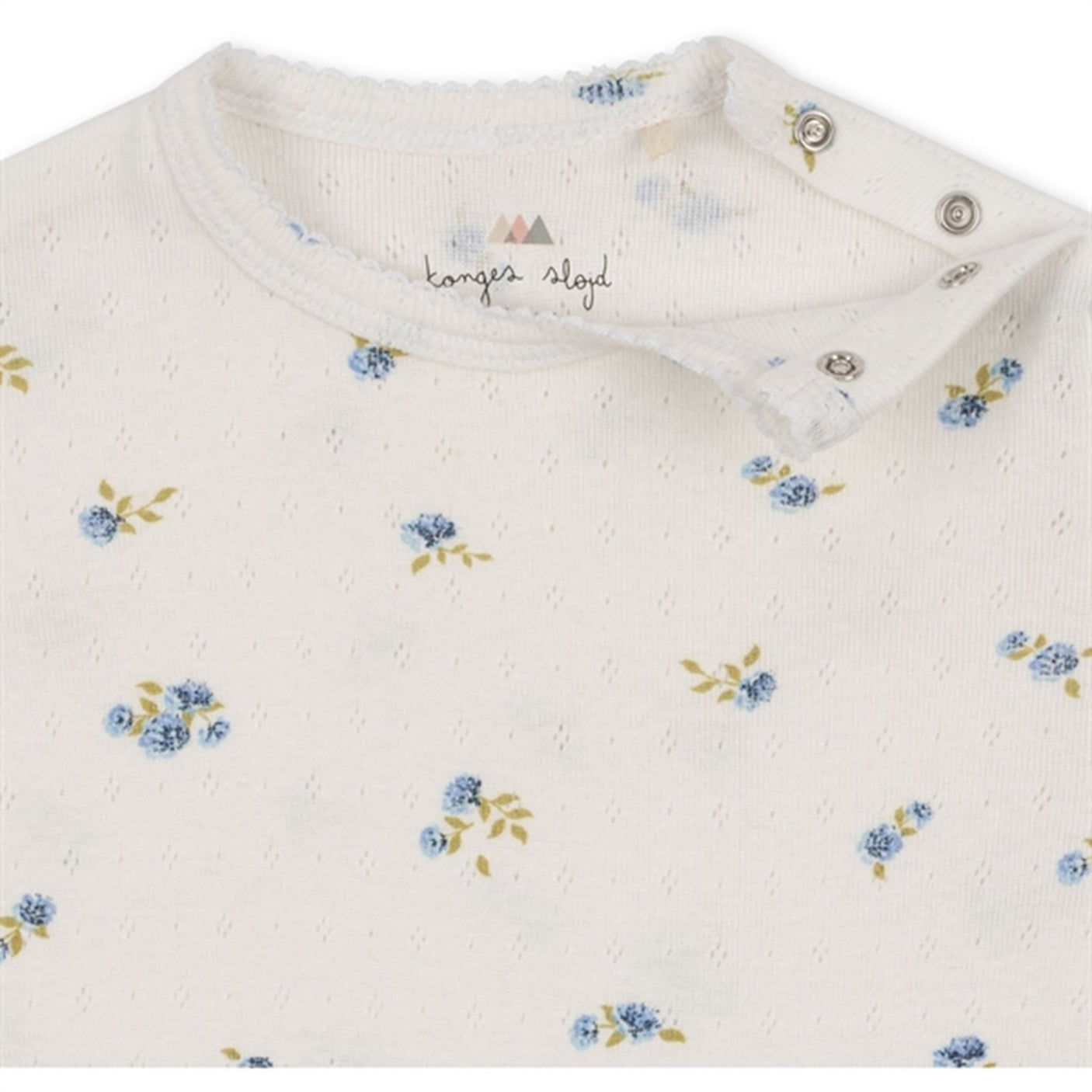 Konges Sløjd Bonderose Blue Minnie Onesie