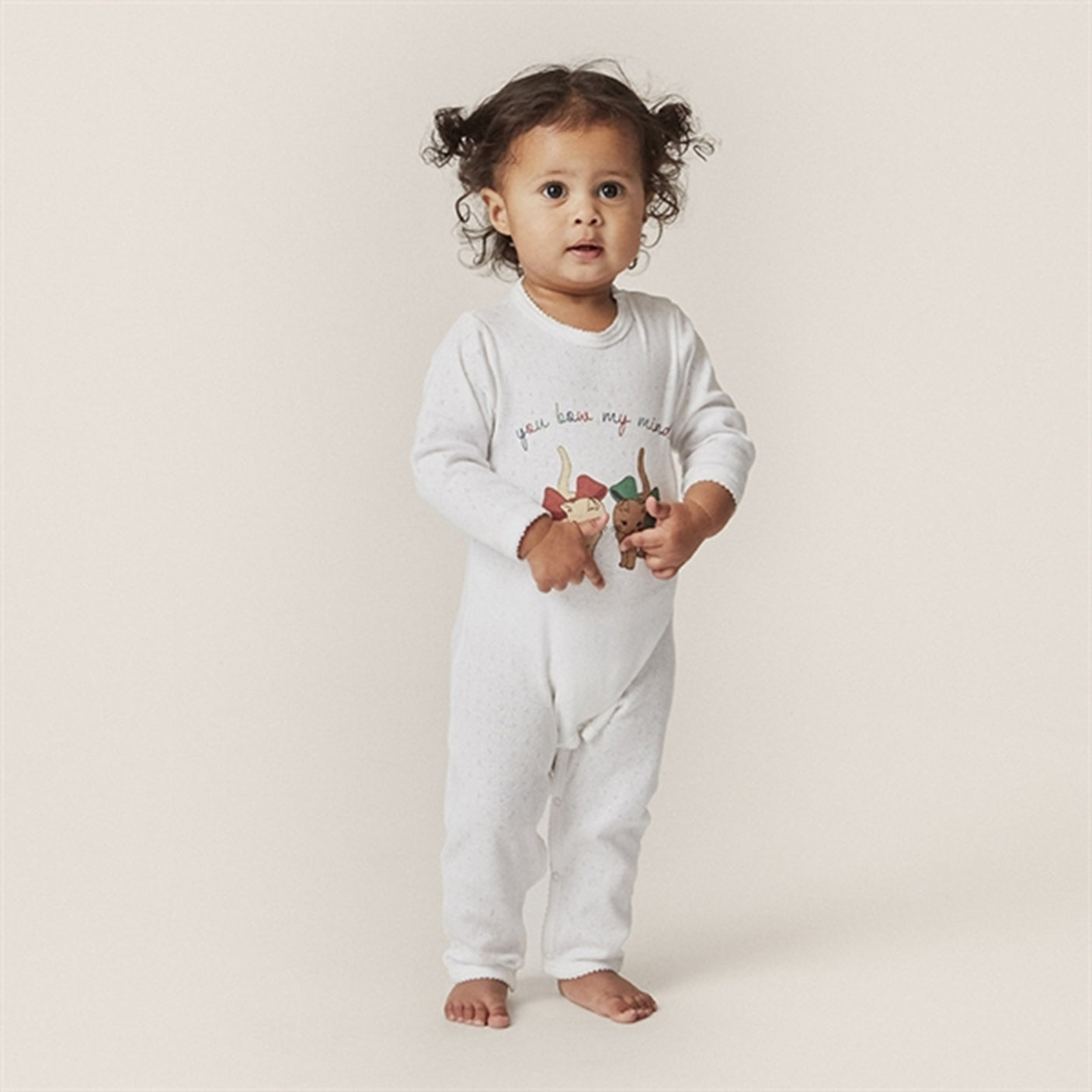 Konges Sløjd Bow Kitty Minnie Onesie