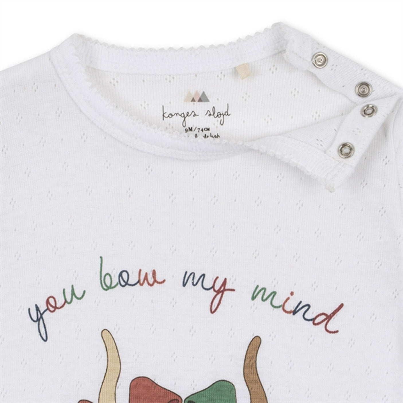 Konges Sløjd Bow Kitty Minnie Onesie