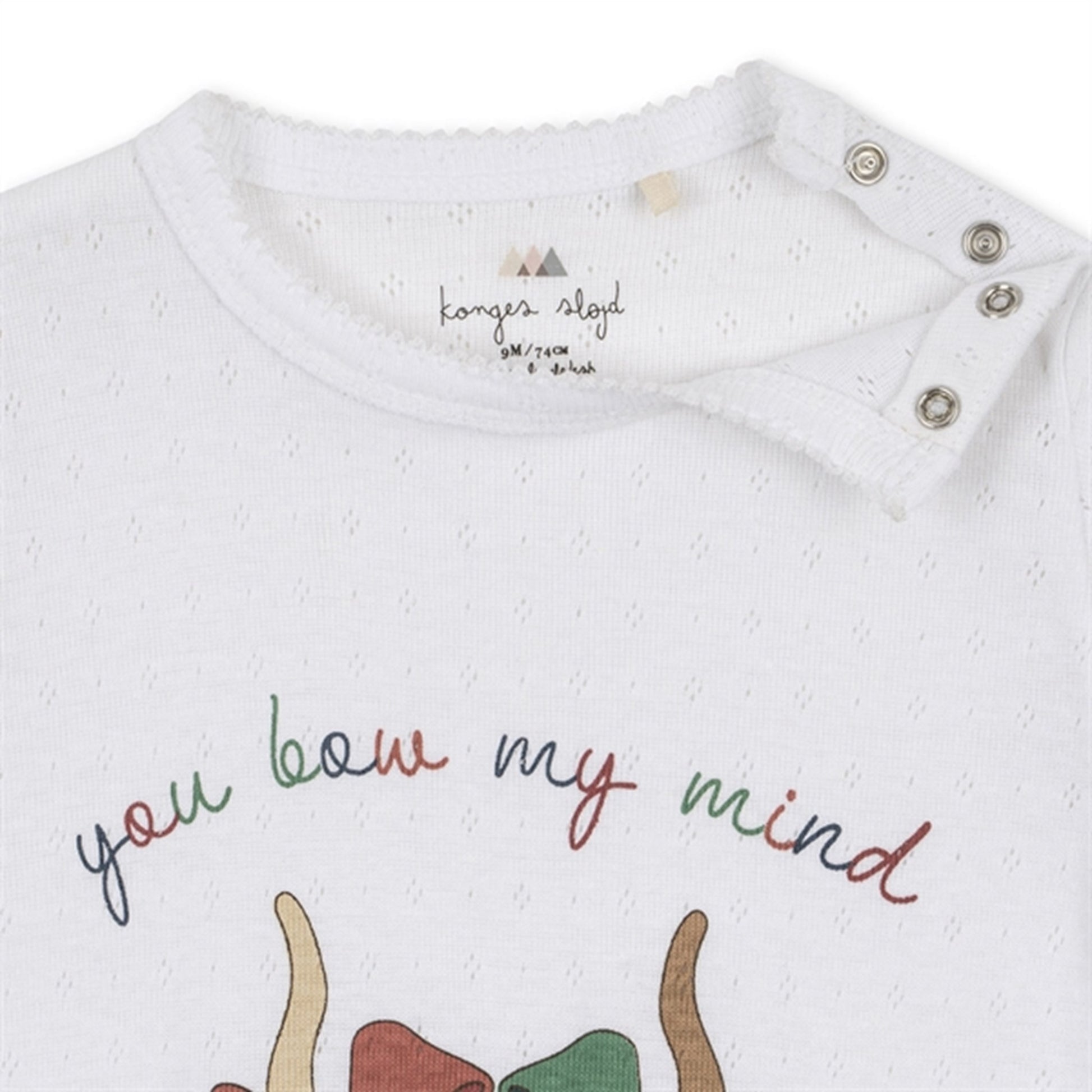 Konges Sløjd Bow Kitty Minnie Onesie