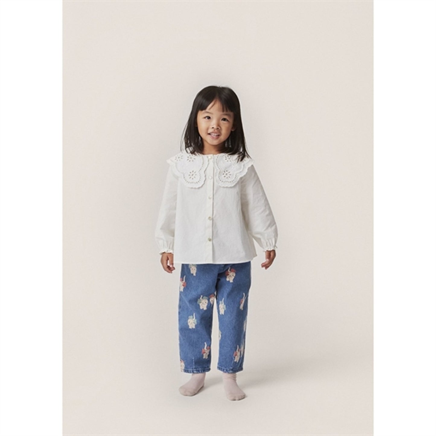 Konges Sløjd Optic White Rilo Collar Shirt