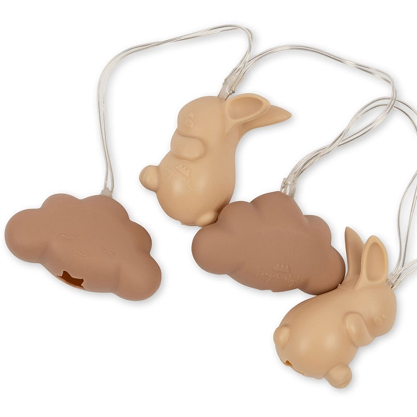 Konges Sløjd Shell/Blush Light Chain Bunny and Cloud