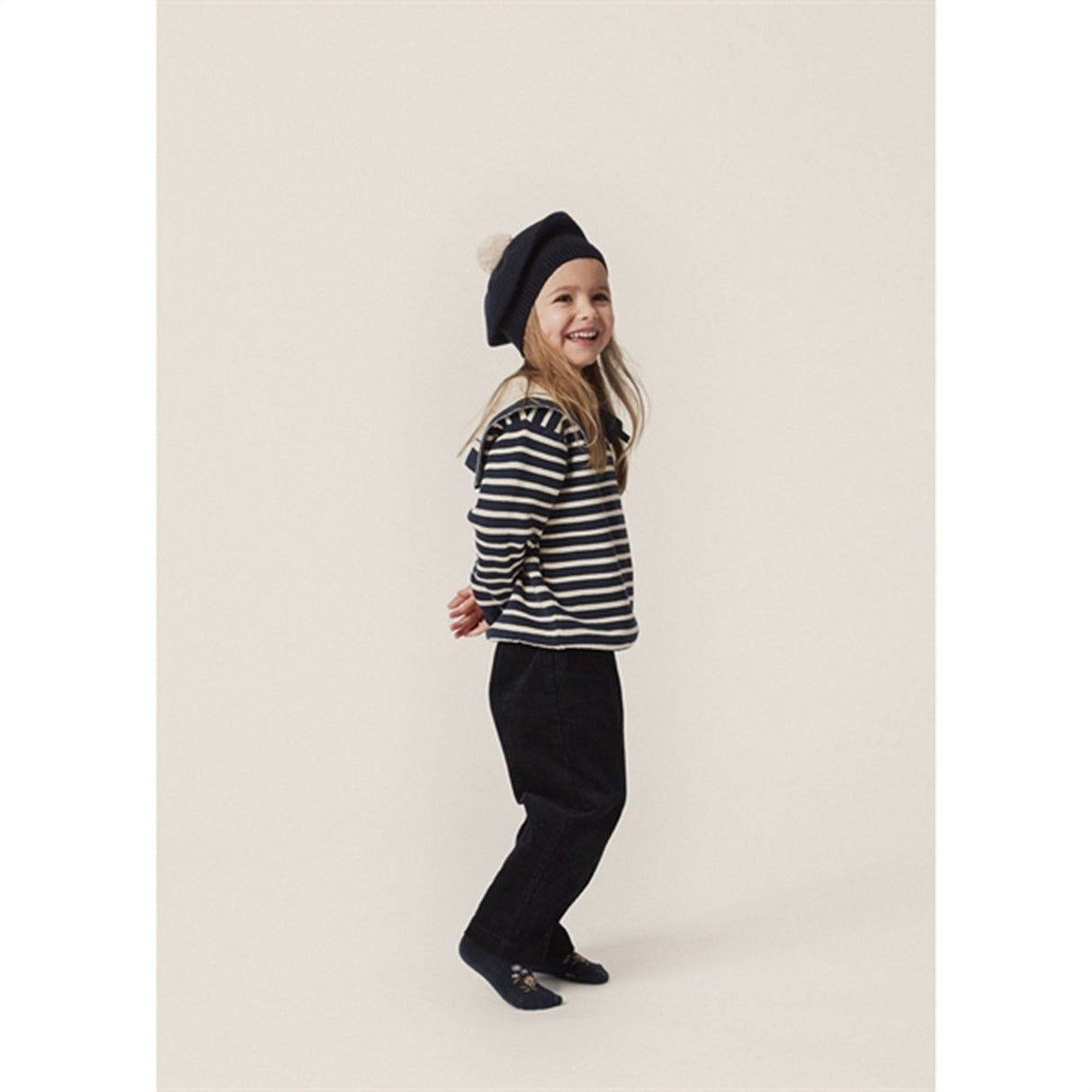 Konges Sløjd Blue Stripe Seala Knit Blouse