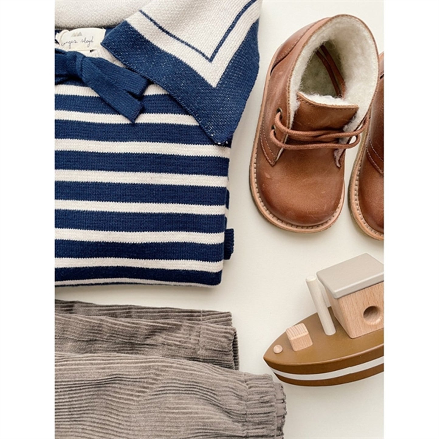 Konges Sløjd Blue Stripe Seala Knit Blouse