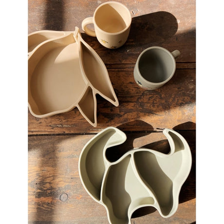 Konges Sløjd Stone Silicone Dino Bowl and Cup