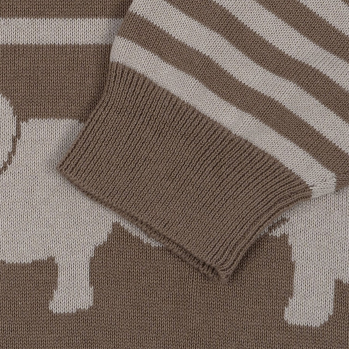 Konges Sløjd Brown Melange Loui Knit Blouse