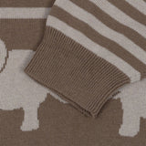 Konges Sløjd Brown Melange Loui Knit Blouse