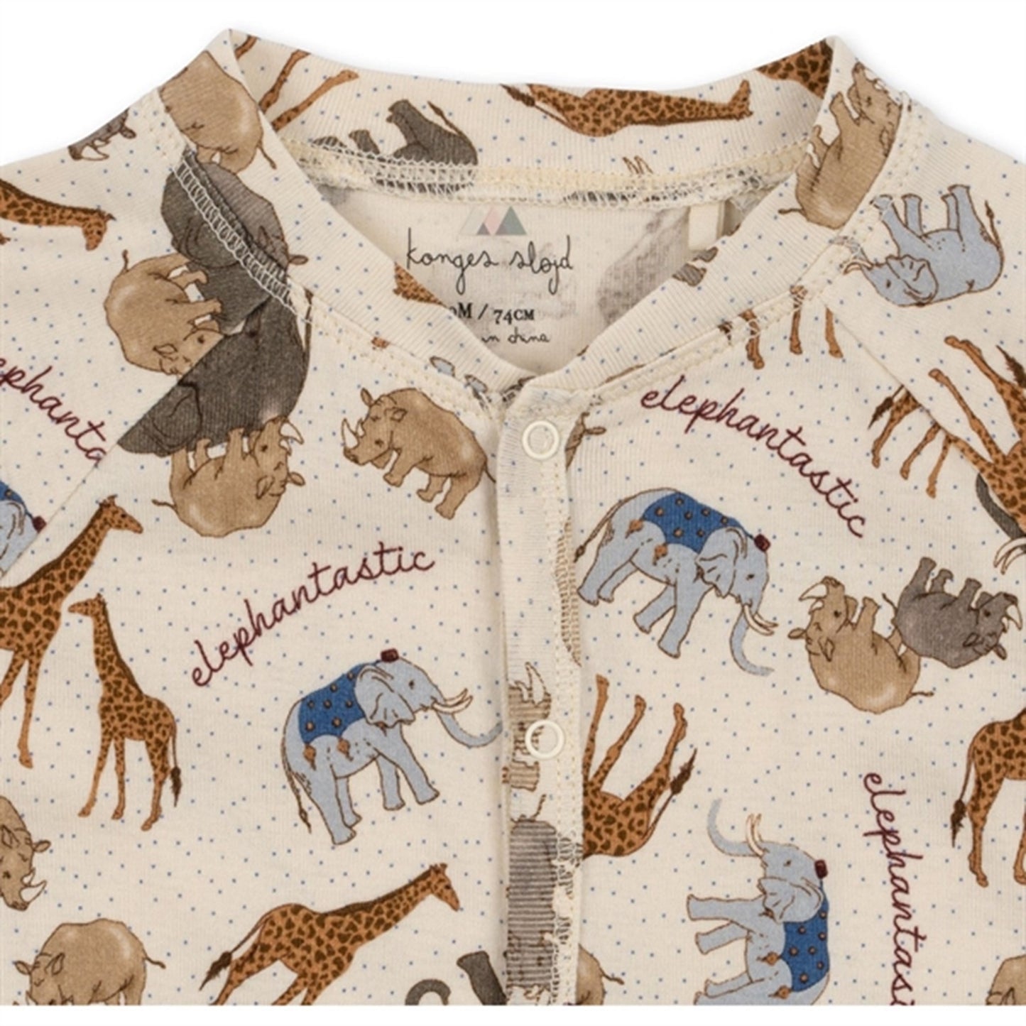 Konges Sløjd Elephantastic Sleepy Onesie