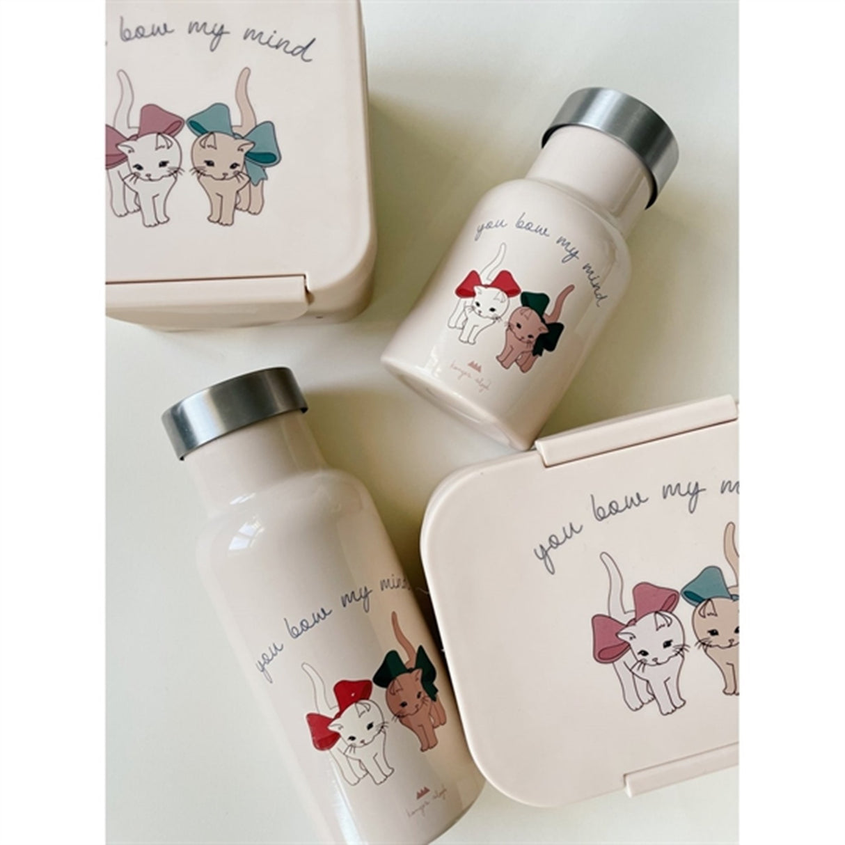 Konges Sløjd Thermo Bottle Petit Bow Kitty