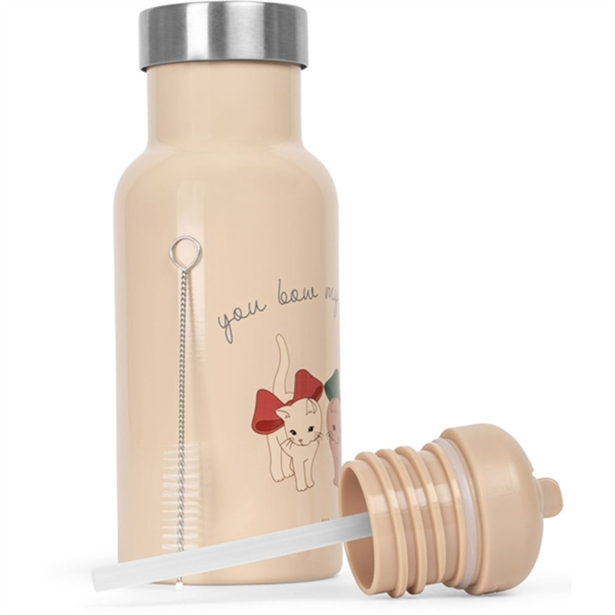 Konges Sløjd Thermo Bottle Bow Kitty