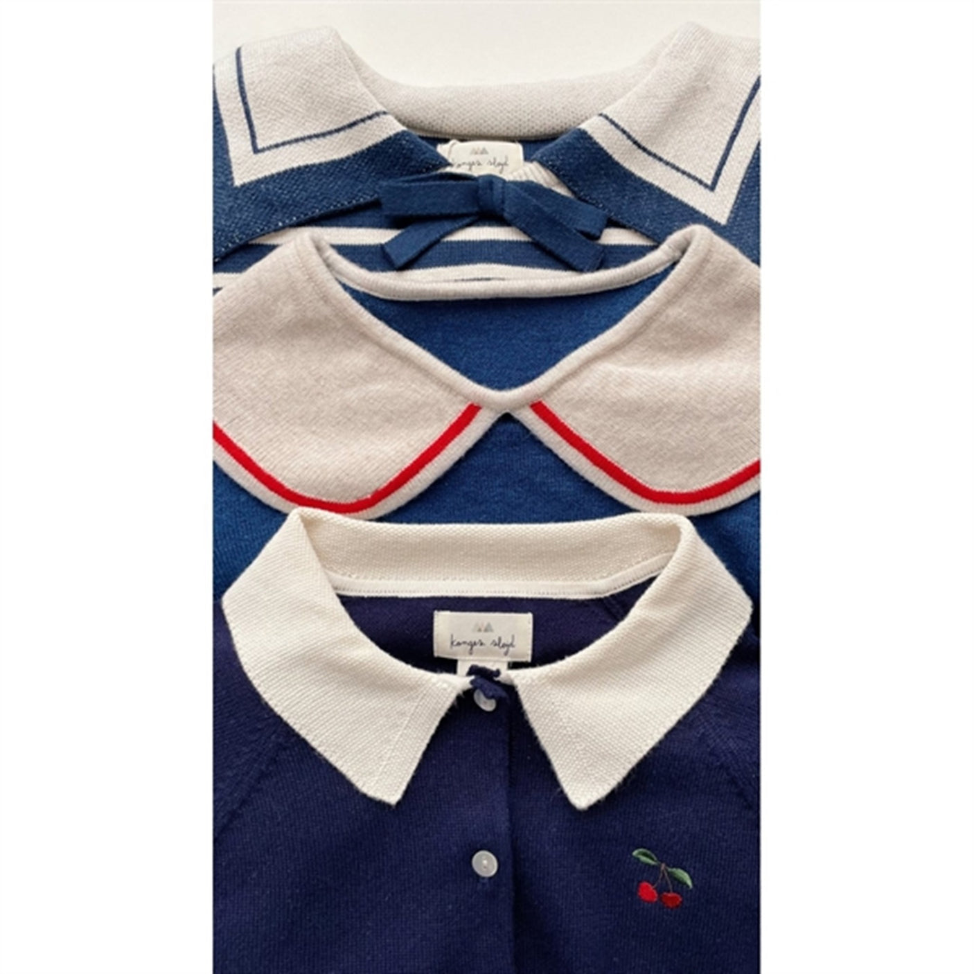 Konges Sløjd Navy Venton Knit Cardigan