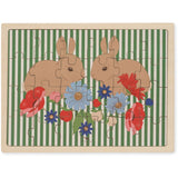 Konges Sløjd Bunny Tokki Wooden Bunny Puzzle 24 pcs