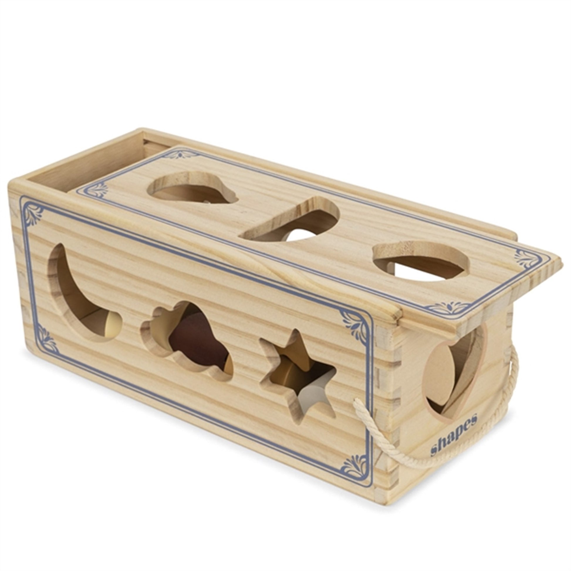 Konges Sløjd Multi Shape Sorter Moon, Cloud and Star