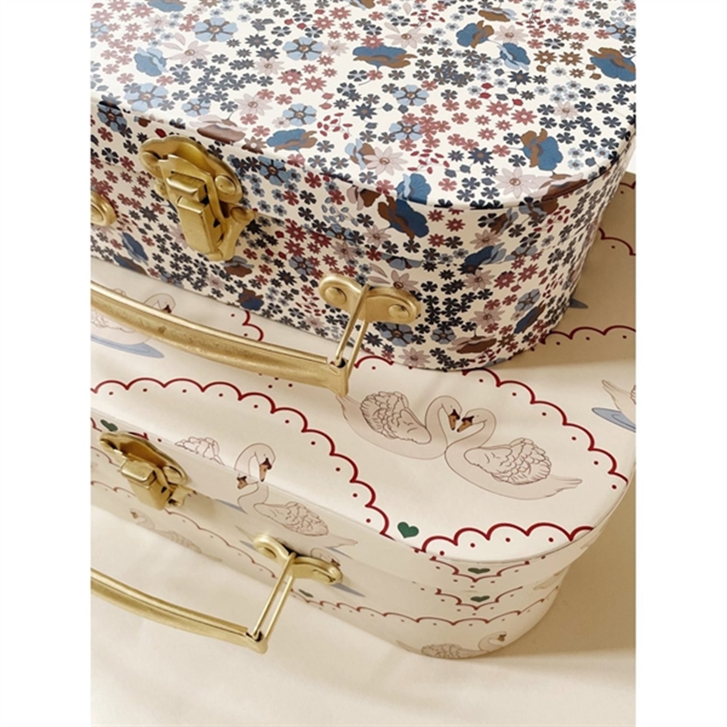 Konges Sløjd Suitcase 2-Pak Swan/Vivi Fleur