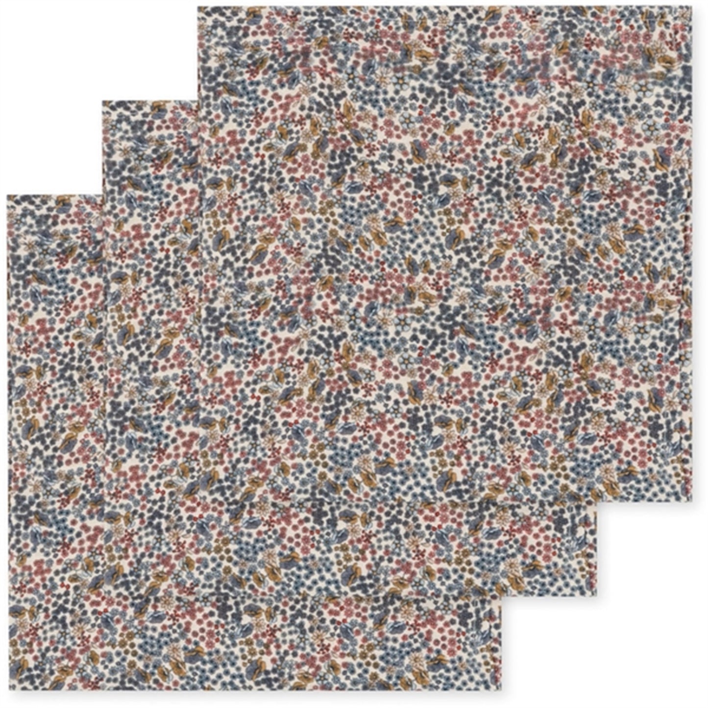 Konges Sløjd Muslin Cloth 3-Pack Vivi Fleur