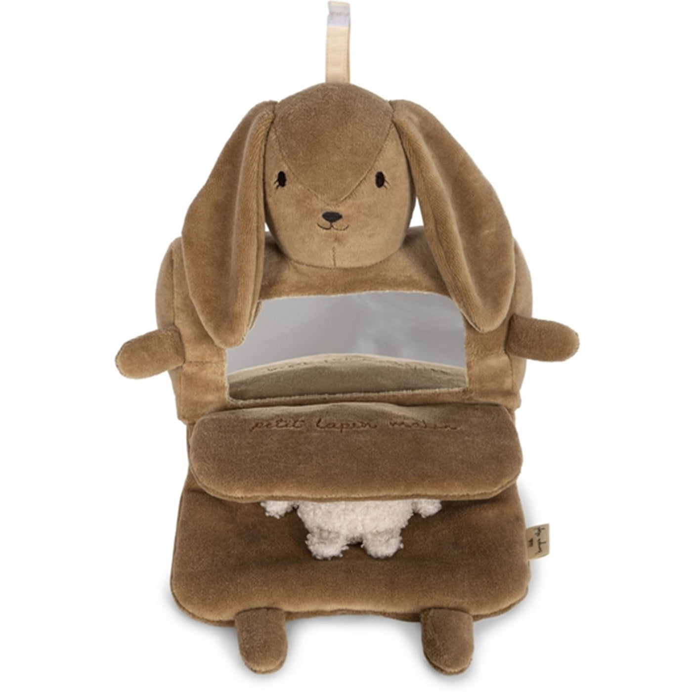 Konges Sløjd Activity Mirror Bunny Off White