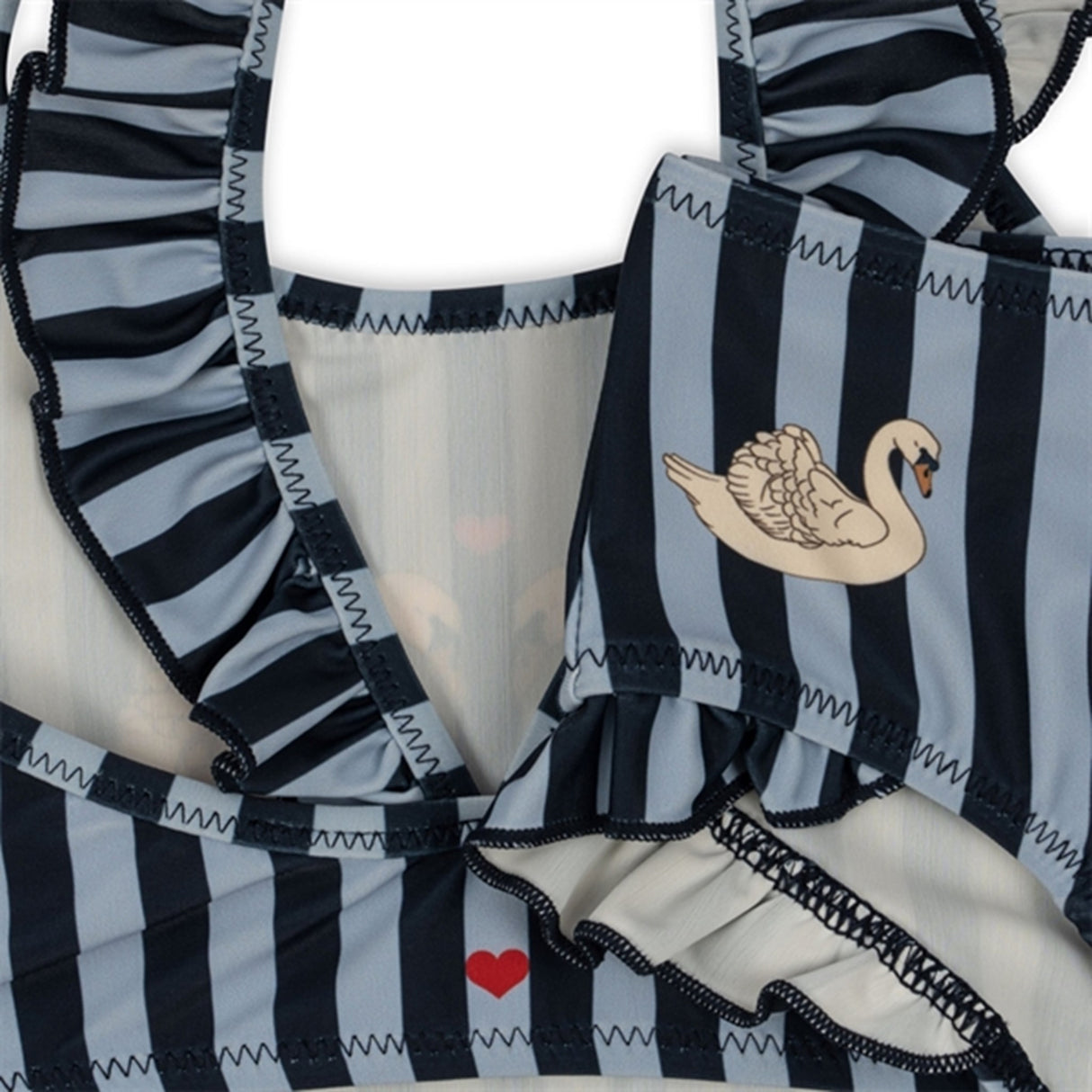 Konges Sløjd Navy Stripe Dea Frill Bikini