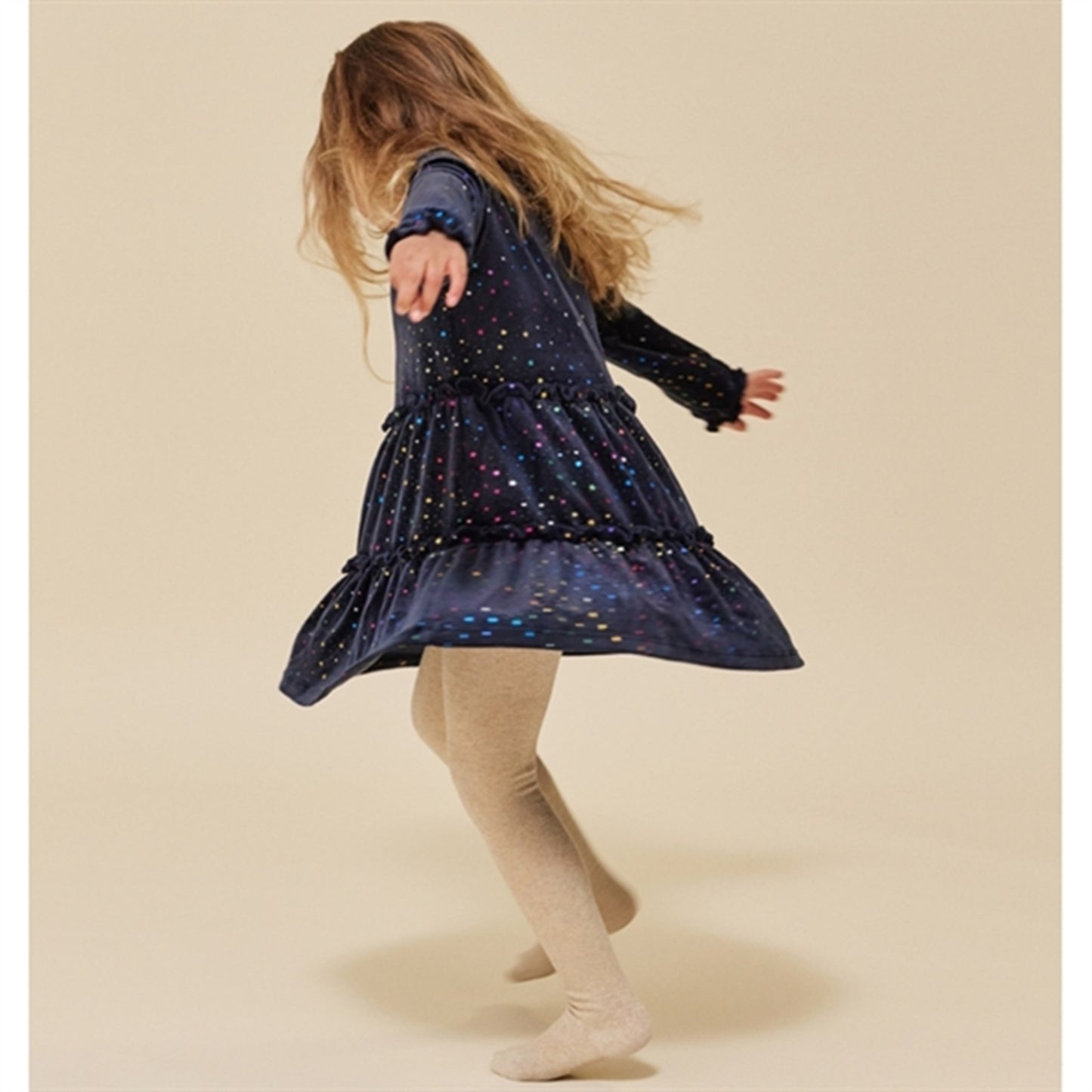 Konges Sløjd Etoile Multi Sparkle Jingle Glitter Dress