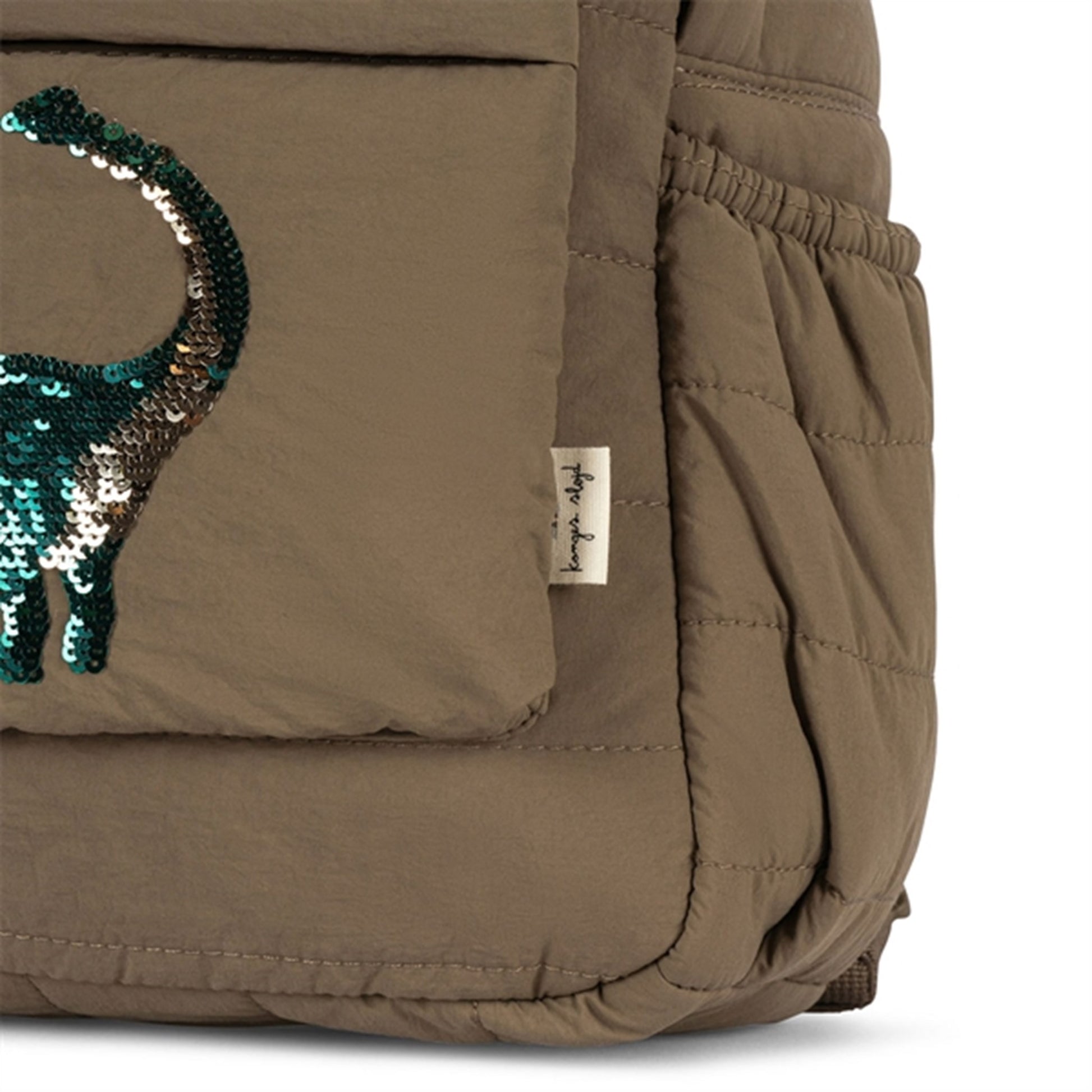 Konges Sløjd Juno Quilted Sequin Bacpack Midi Dino