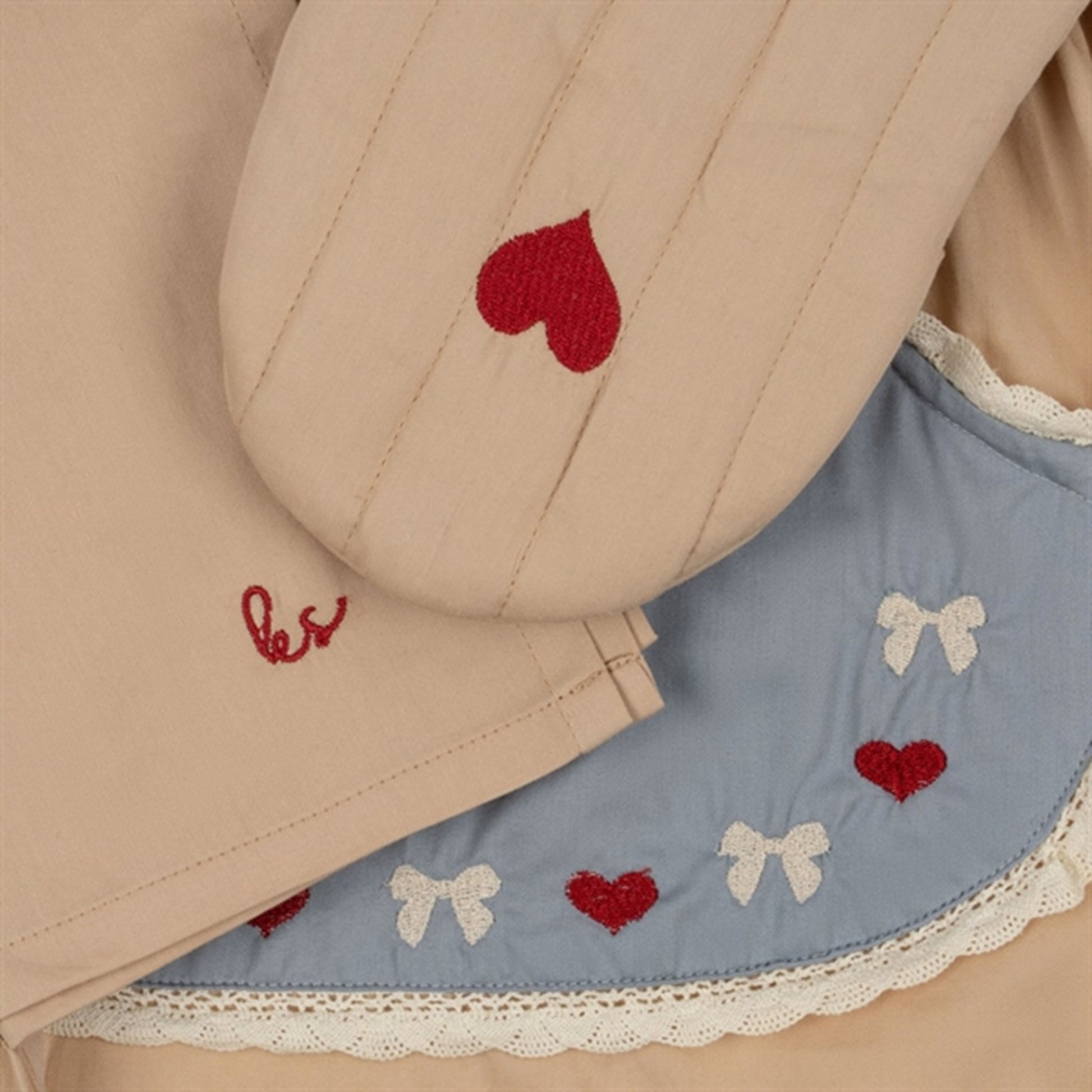 Konges Sløjd Apron and Oven Mitt for Kids Smoke Gray