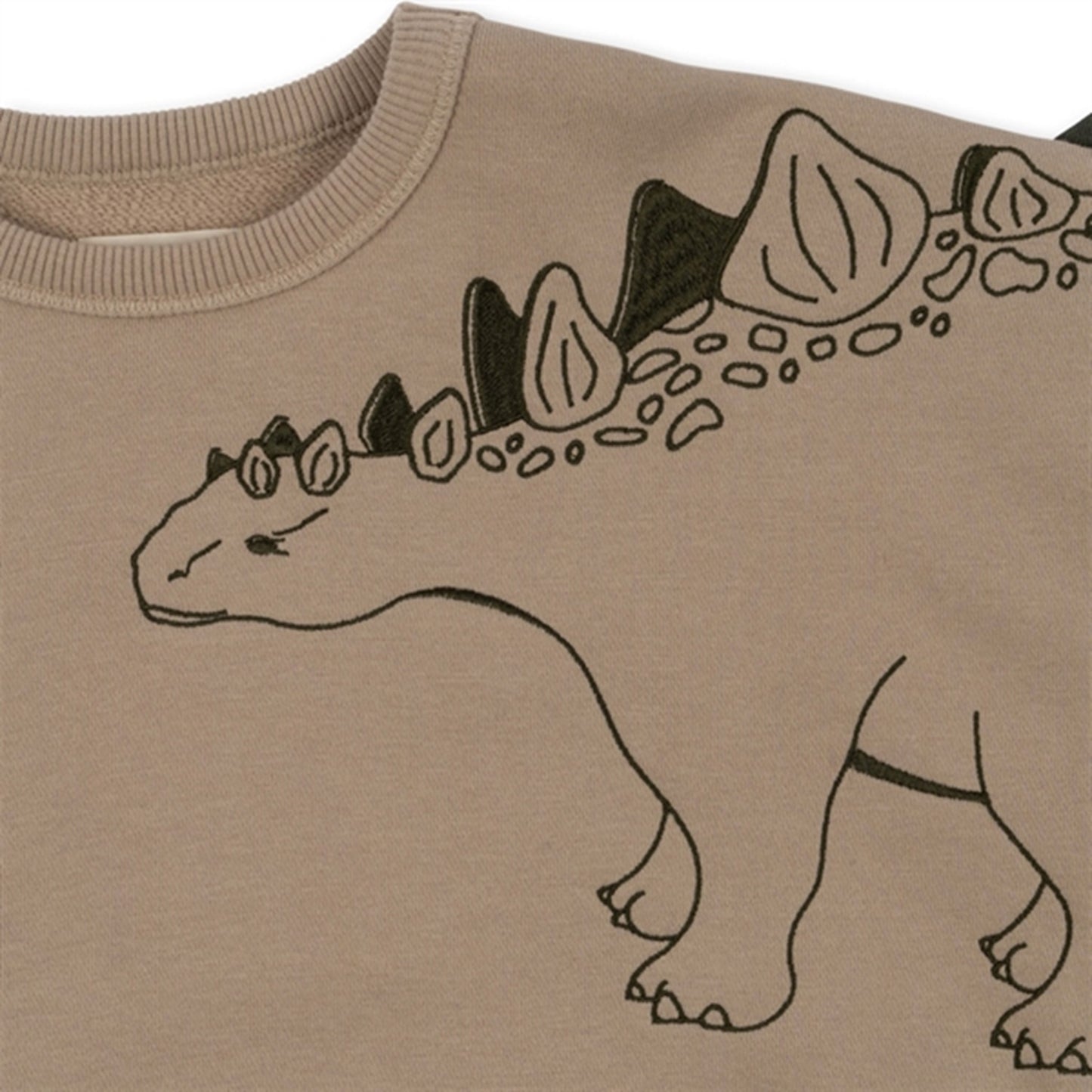Konges Sløjd Oxford Tan Lou Animal Spike Dino Sweatshirt