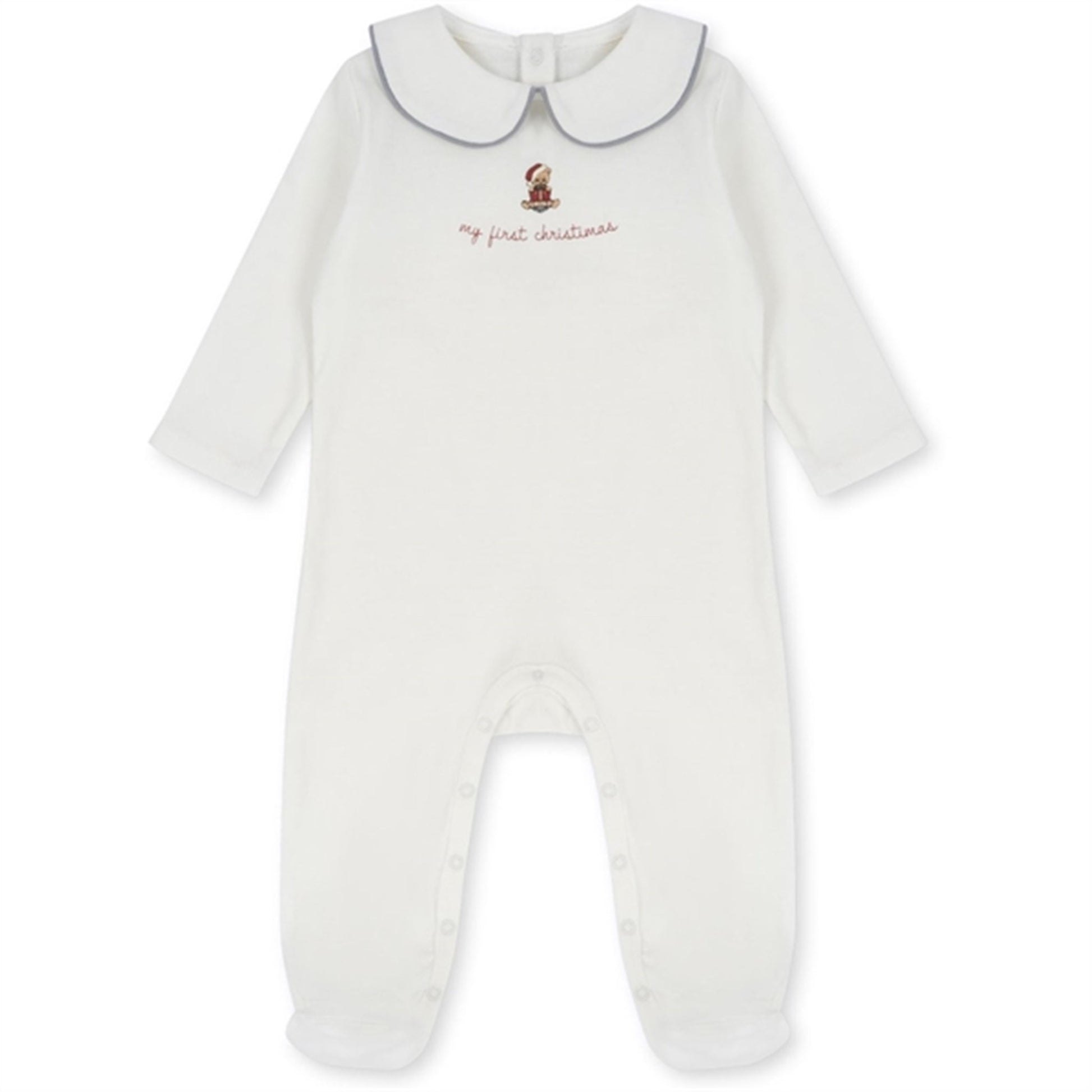 Konges Sløjd Optic White My First Christmas Onesie