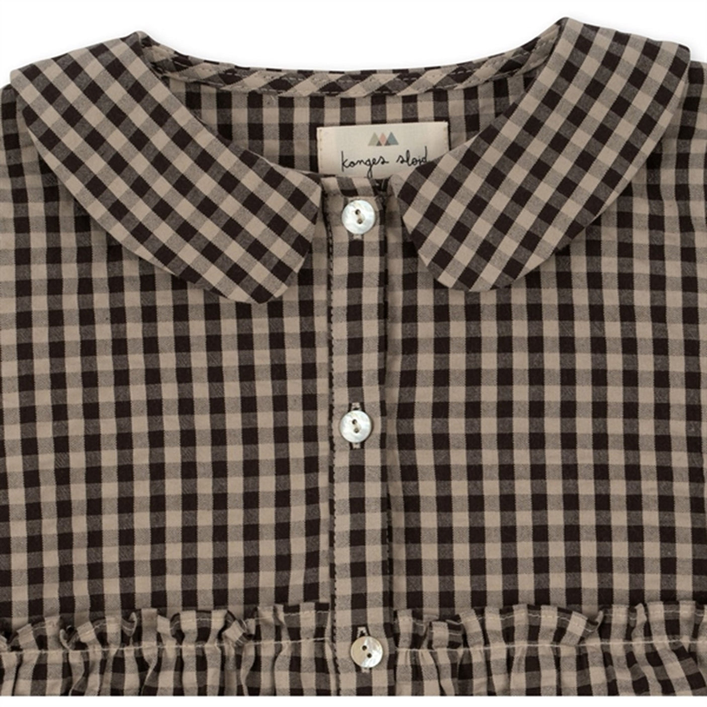 Konges Sløjd Java Check Navida Collar Dress