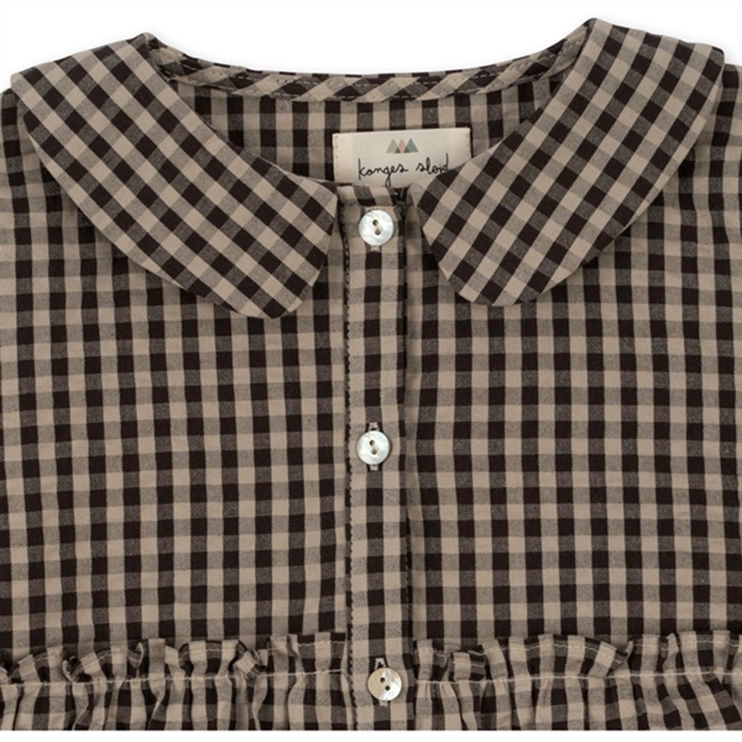 Konges Sløjd Java Check Navida Collar Dress