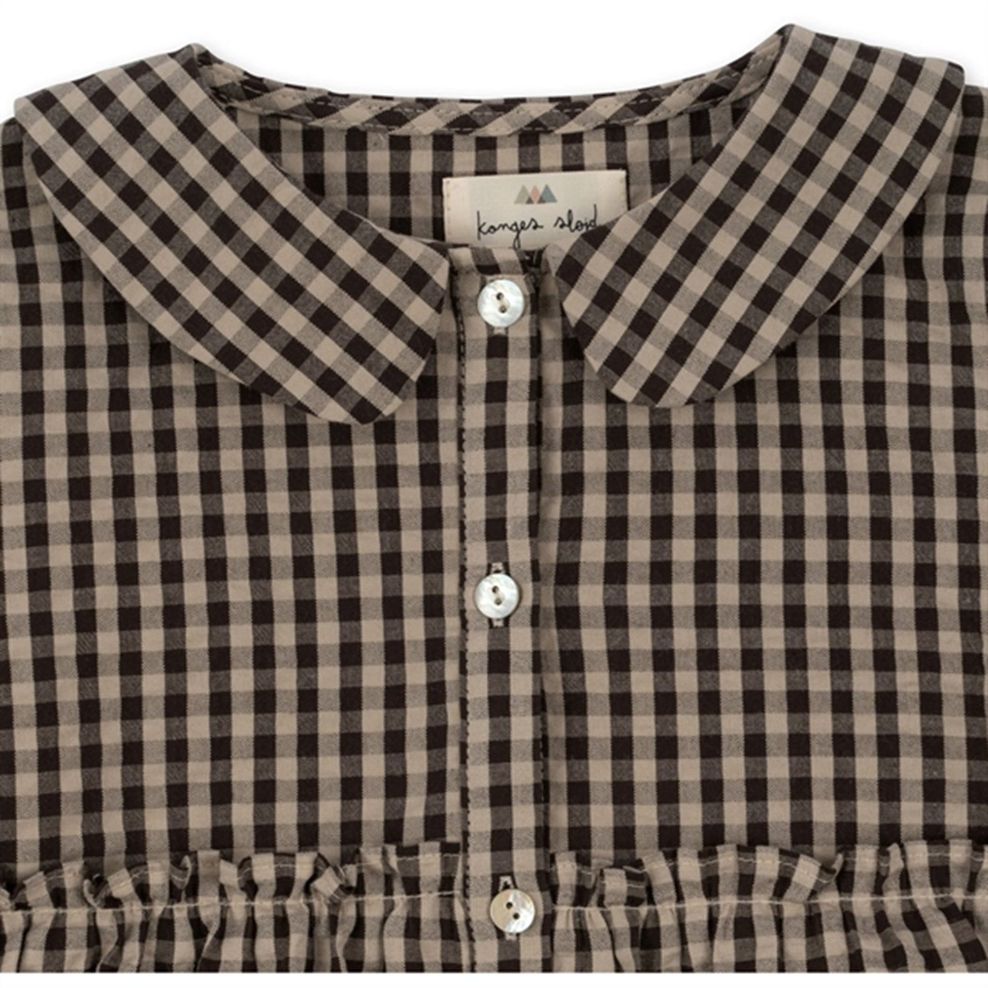 Konges Sløjd Java Check Navida Collar Dress